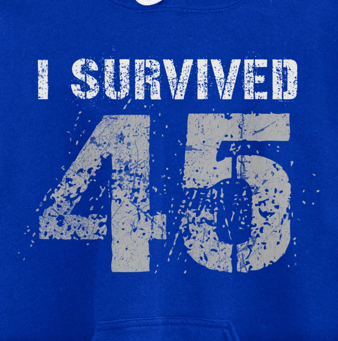 Vintage Biden Wins Trump Lost Election - I Survived No. 45 Pullover Hoodie