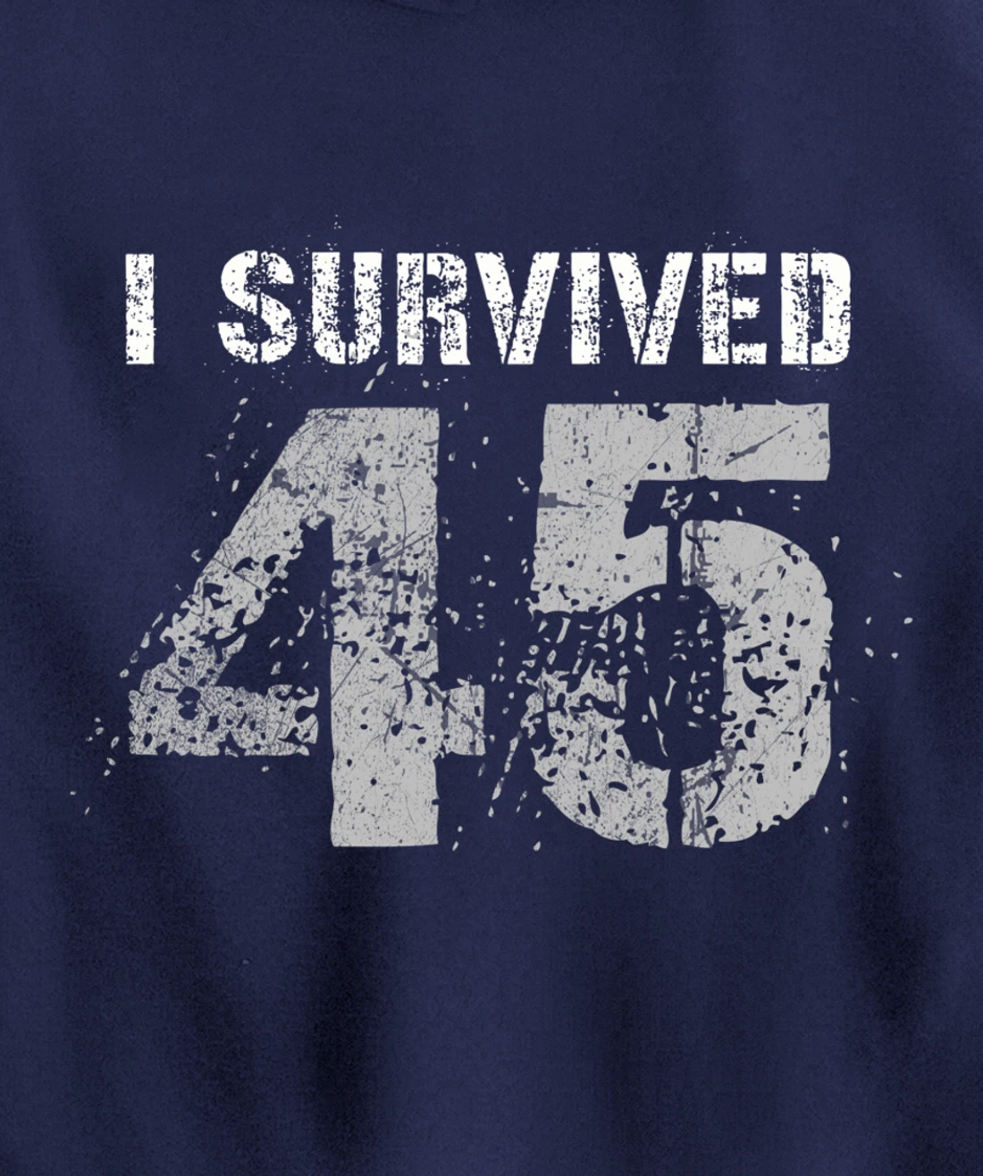 Vintage Biden Wins Trump Lost Election - I Survived No. 45 Pullover Hoodie