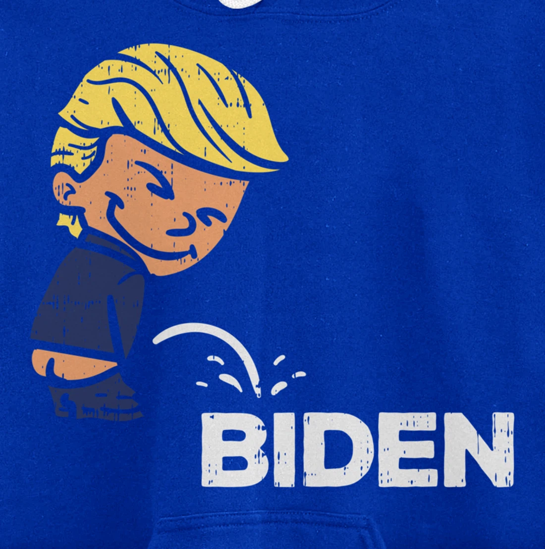 Donald Trump Pees On Biden Anti-Biden Republican GOP Pullover Hoodie