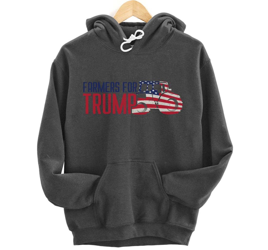 Farmers for Trump Flags Banners Signs & Apparel Pullover Hoodie