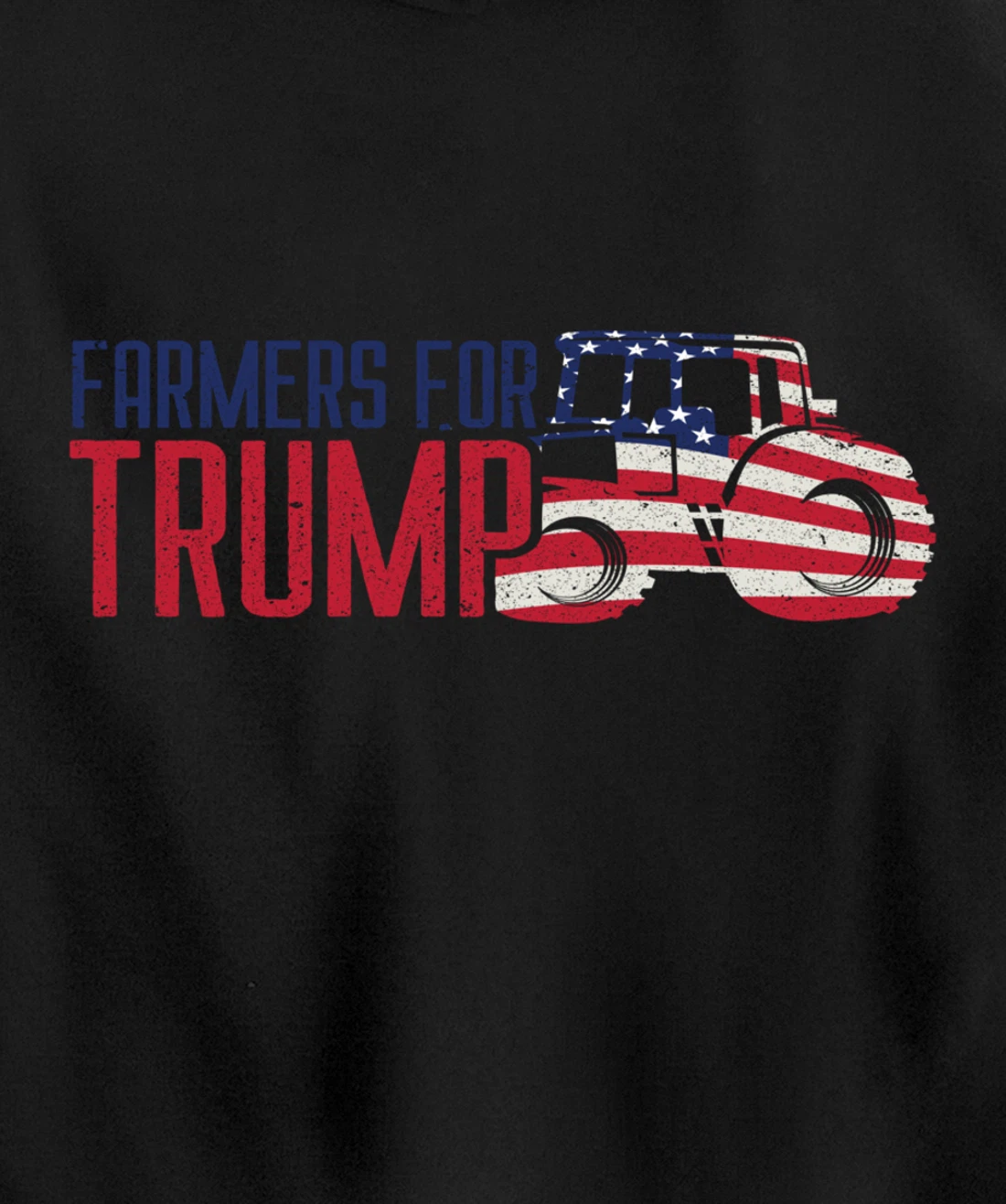 Farmers for Trump Flags Banners Signs & Apparel Pullover Hoodie