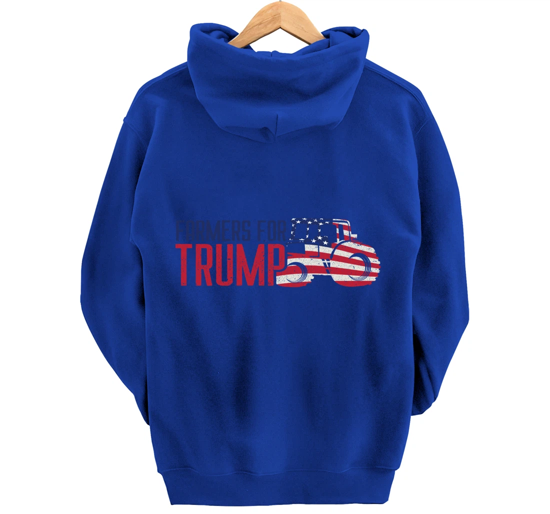 Farmers for Trump Flags Banners Signs & Apparel Pullover Hoodie