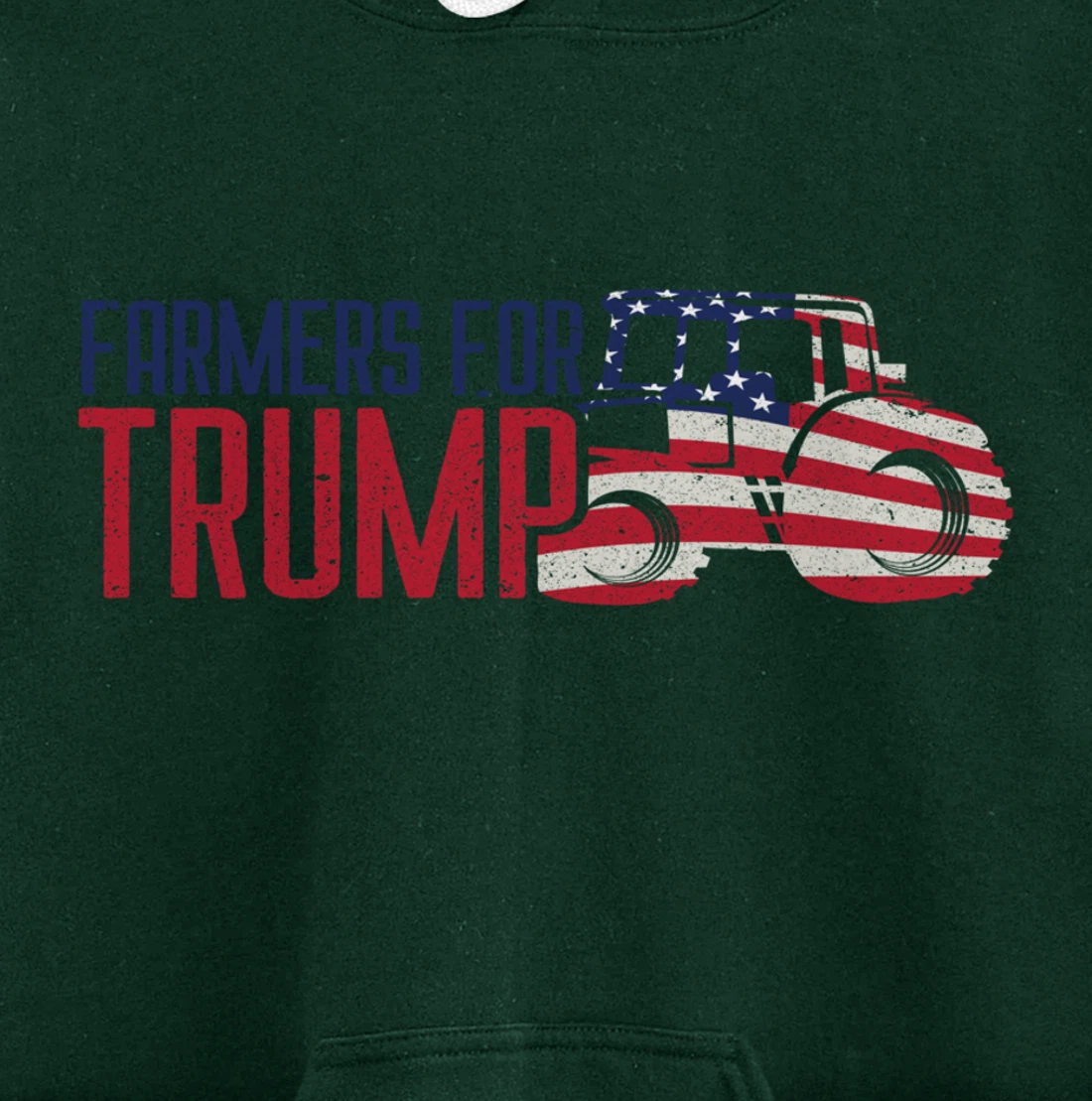 Farmers for Trump Flags Banners Signs & Apparel Pullover Hoodie