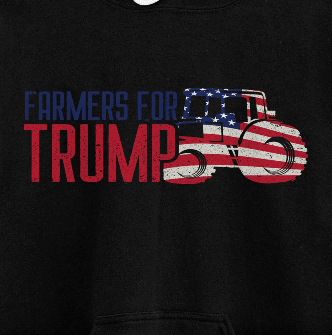 Farmers for Trump Flags Banners Signs & Apparel Pullover Hoodie