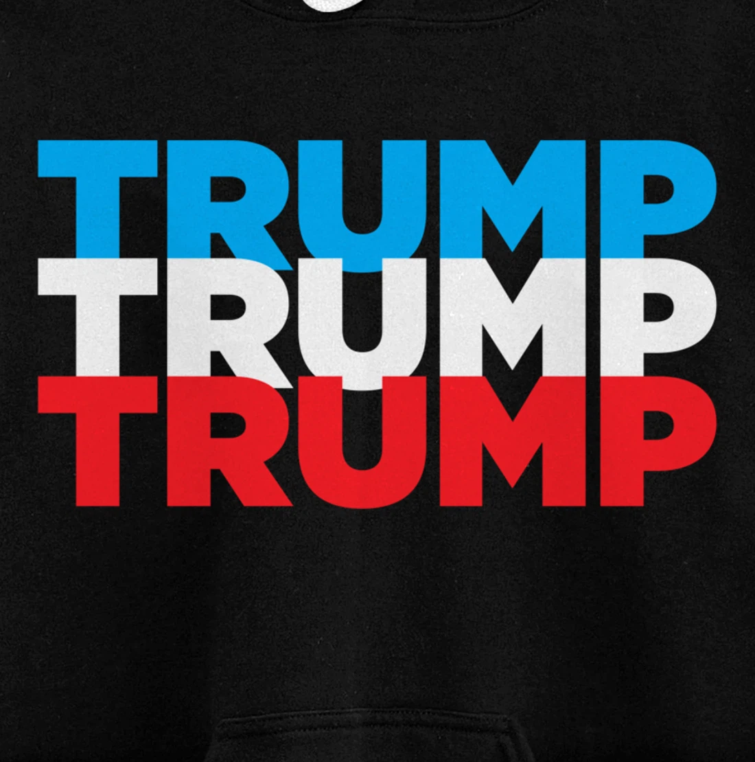 Trump 2024 Election | Red White Blue | Trump Gift Pullover Hoodie