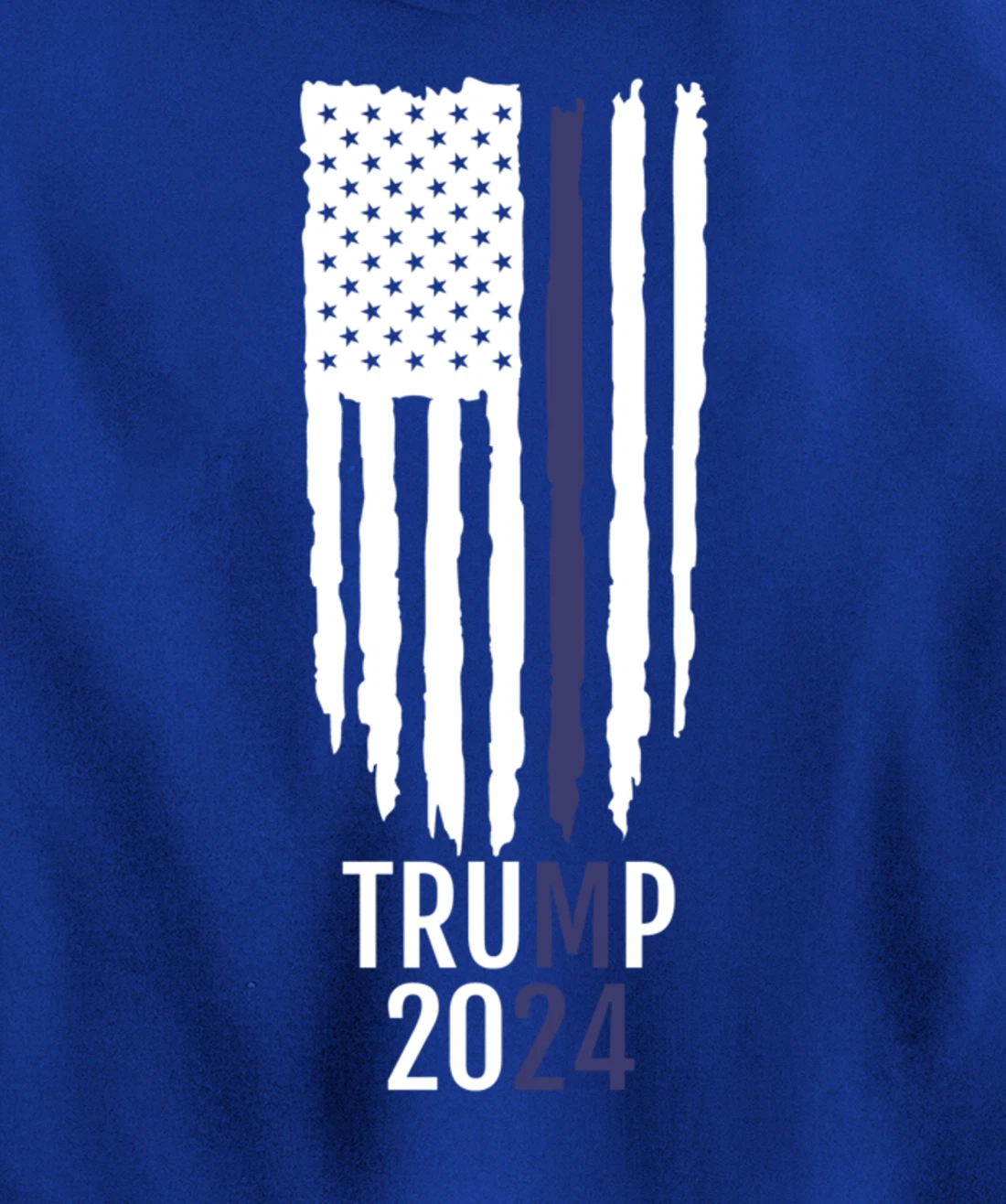 President Donald Trump 2024 Thin Blue Line Police Pullover Hoodie
