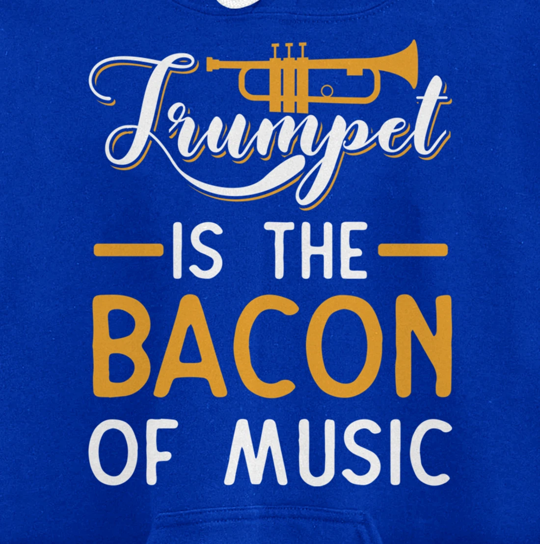 Funny Trumpet Gifts For Men Women Fun Band Musician Player Pullover Hoodie