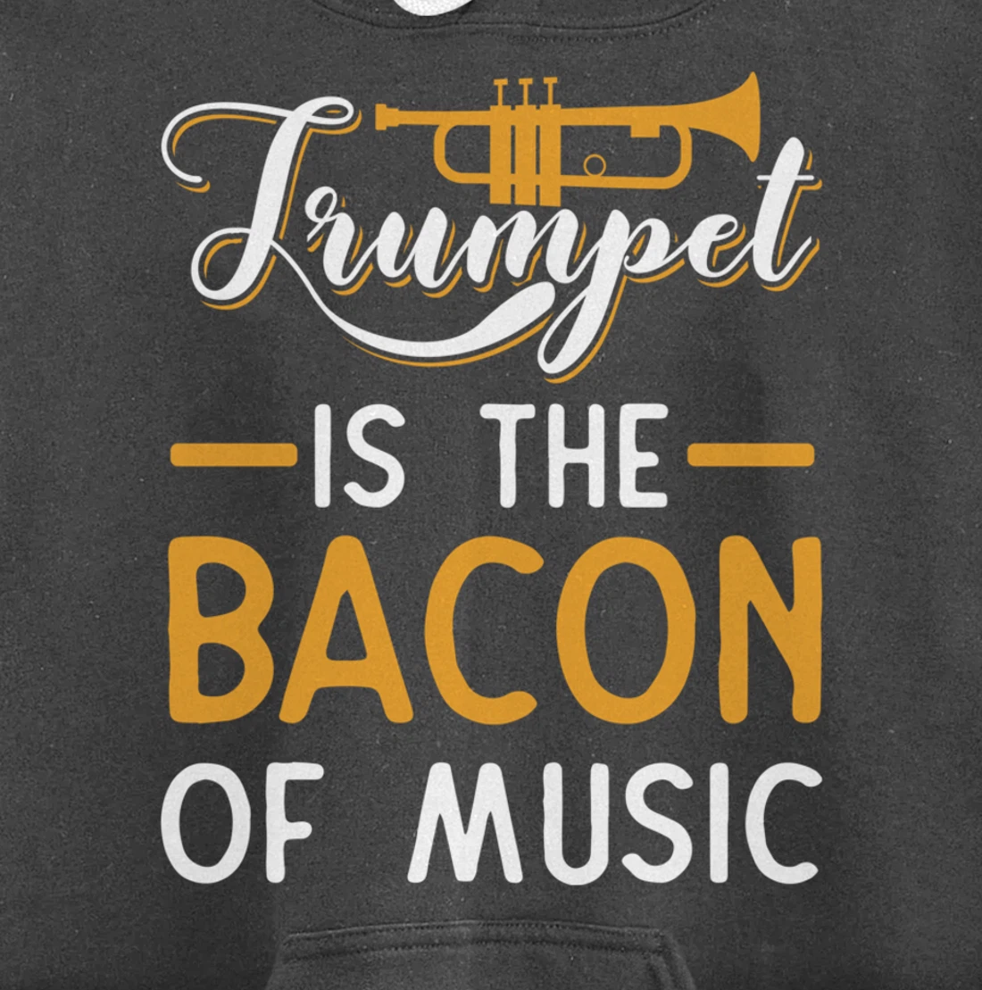 Funny Trumpet Gifts For Men Women Fun Band Musician Player Pullover Hoodie