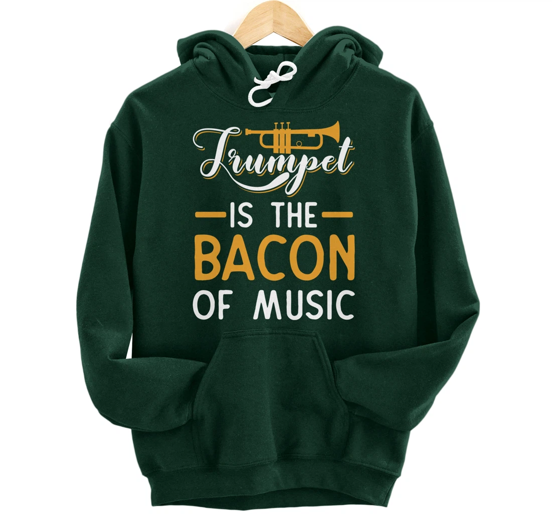 Funny Trumpet Gifts For Men Women Fun Band Musician Player Pullover Hoodie