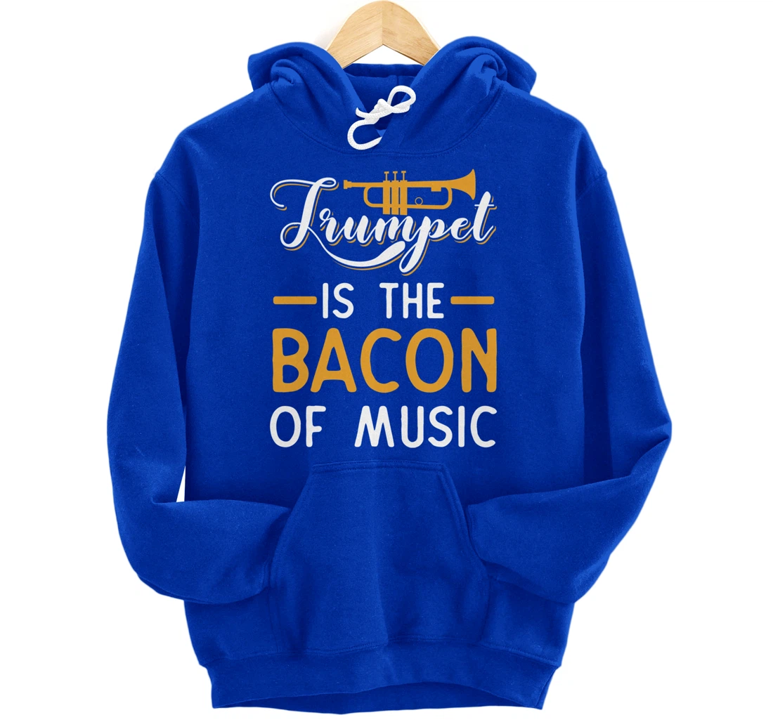 Funny Trumpet Gifts For Men Women Fun Band Musician Player Pullover Hoodie