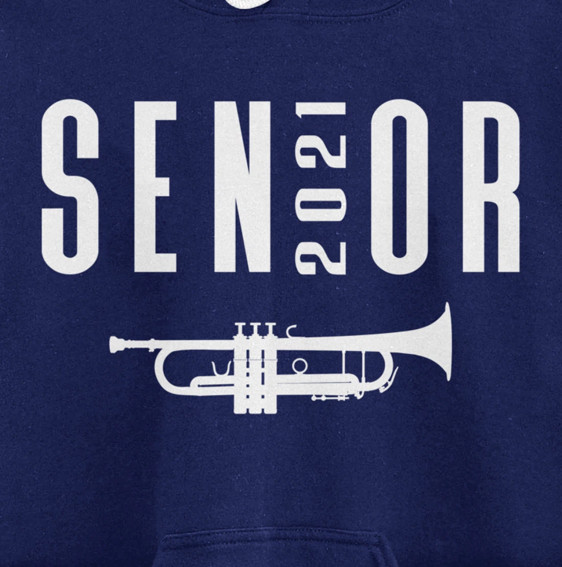 Senior 2021 Trumpet Player Band Pullover Hoodie