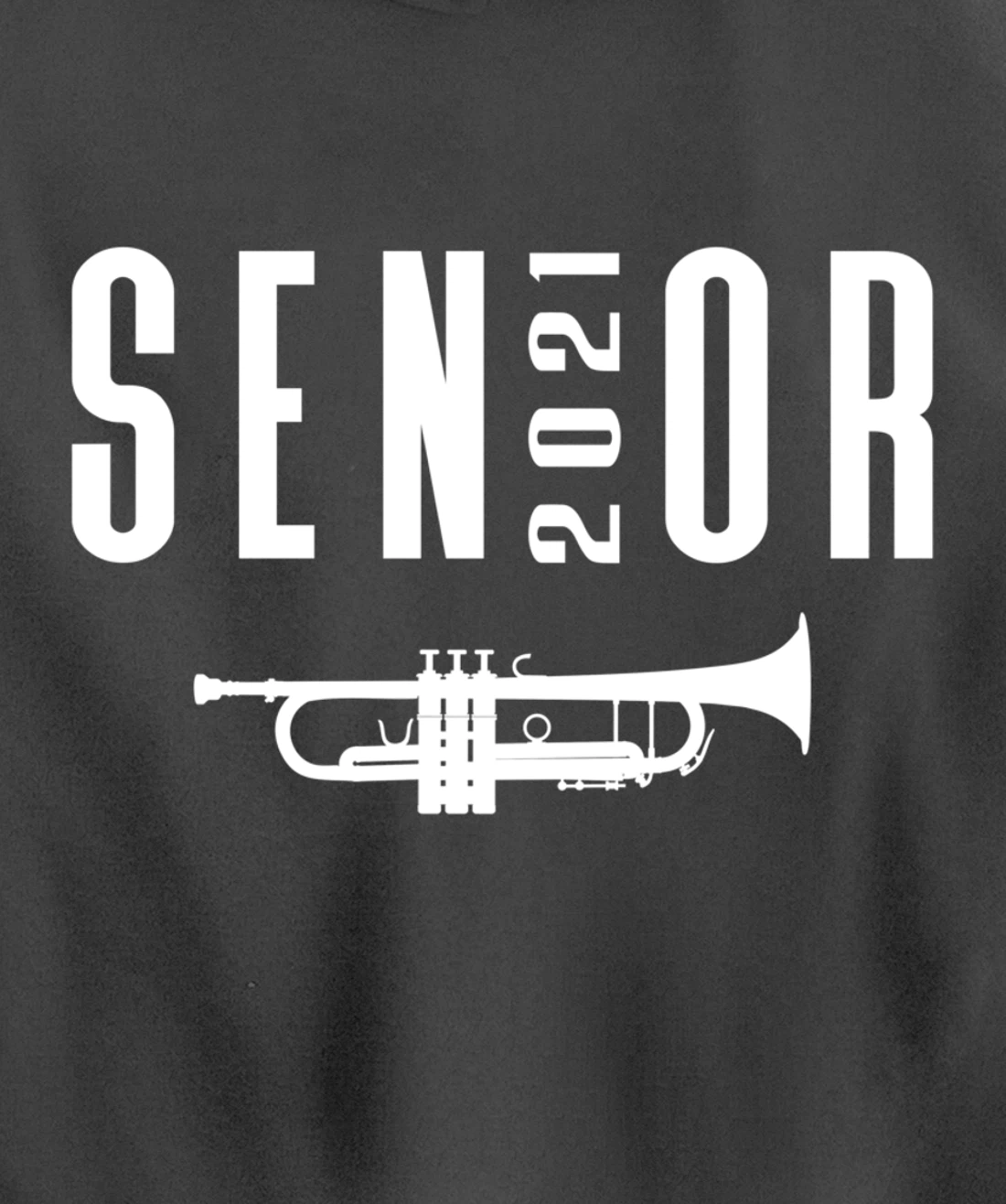 Senior 2021 Trumpet Player Band Pullover Hoodie