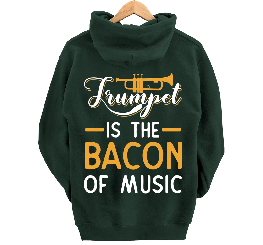 Funny Trumpet Gifts For Men Women Fun Band Musician Player Pullover Hoodie