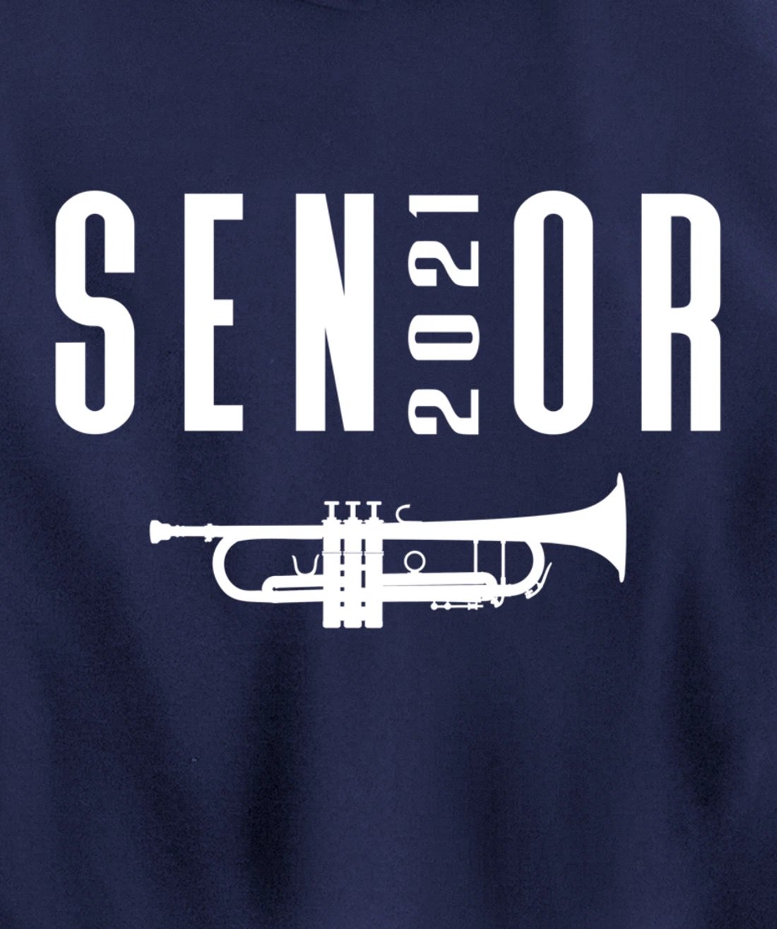 Senior 2021 Trumpet Player Band Pullover Hoodie