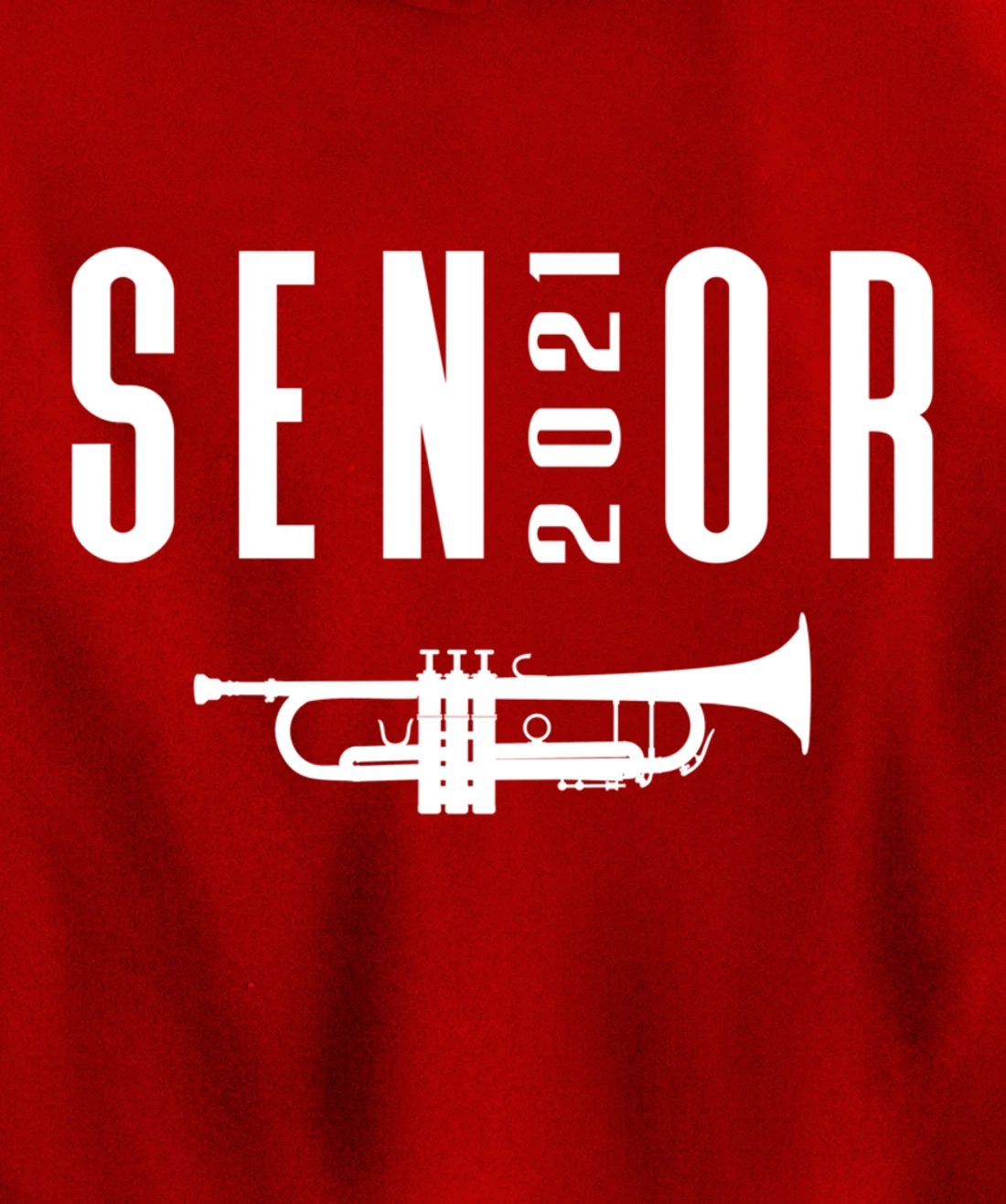 Senior 2021 Trumpet Player Band Pullover Hoodie