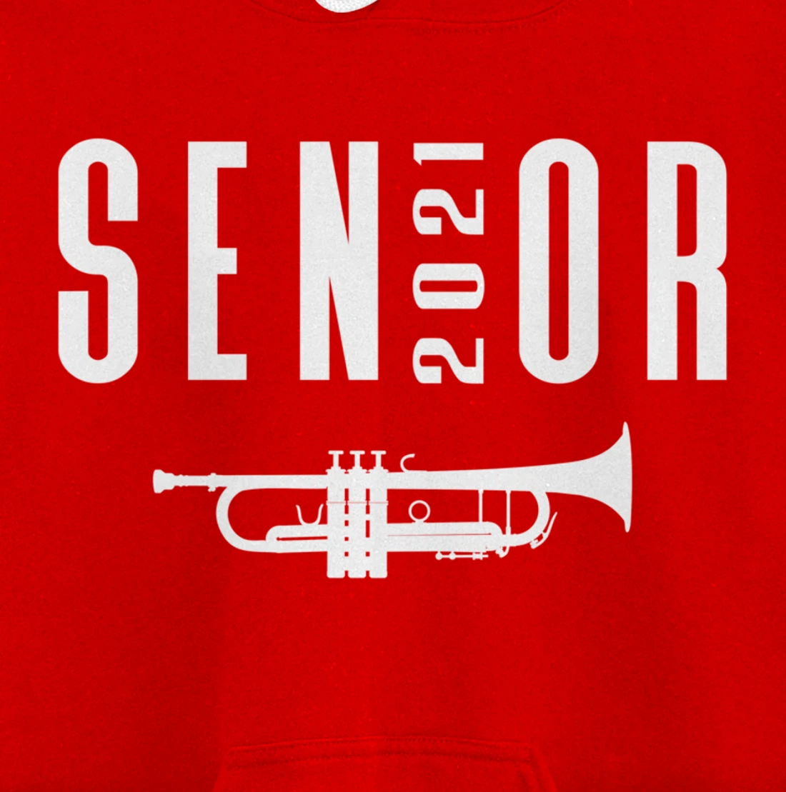 Senior 2021 Trumpet Player Band Pullover Hoodie