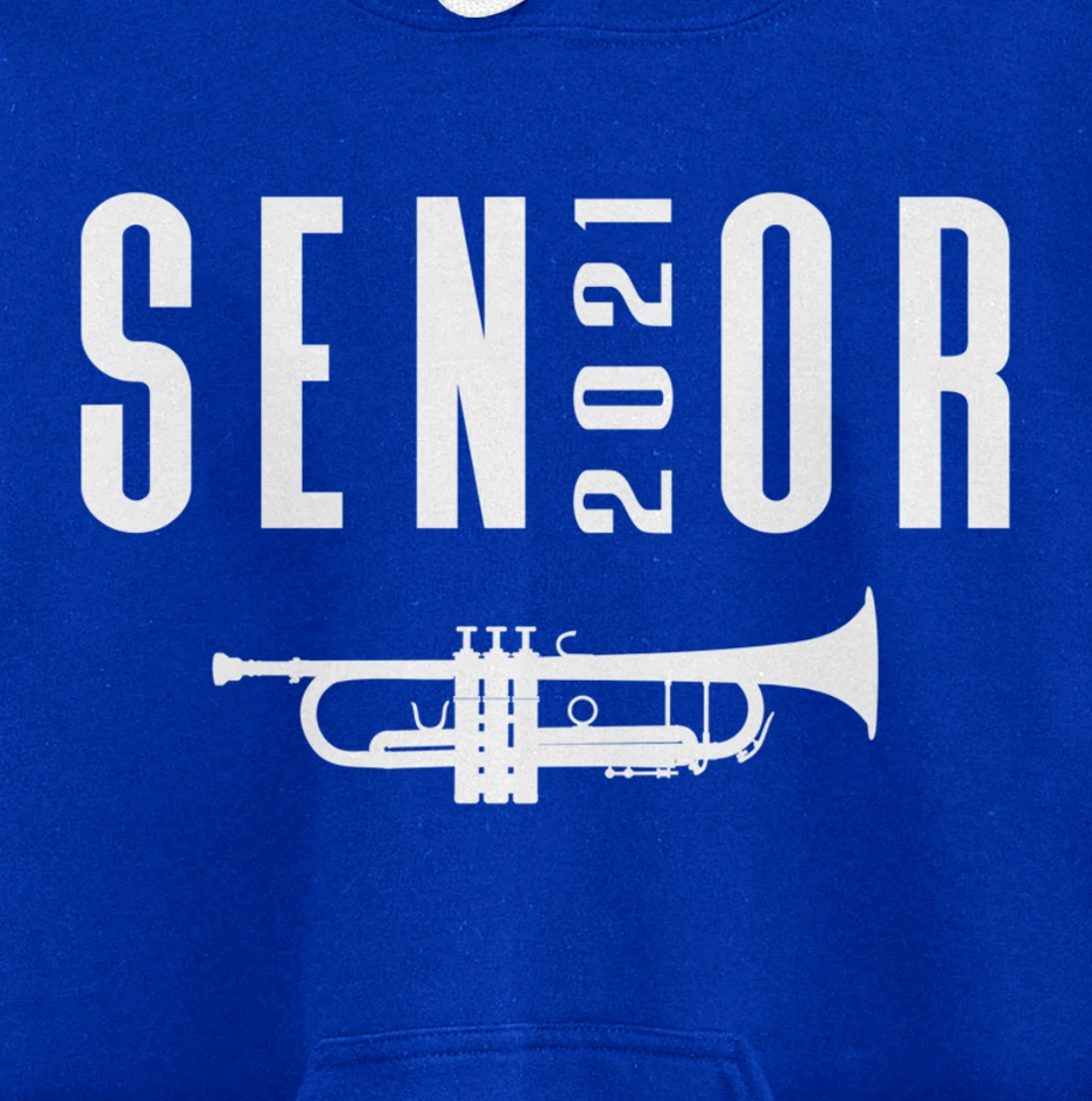 Senior 2021 Trumpet Player Band Pullover Hoodie