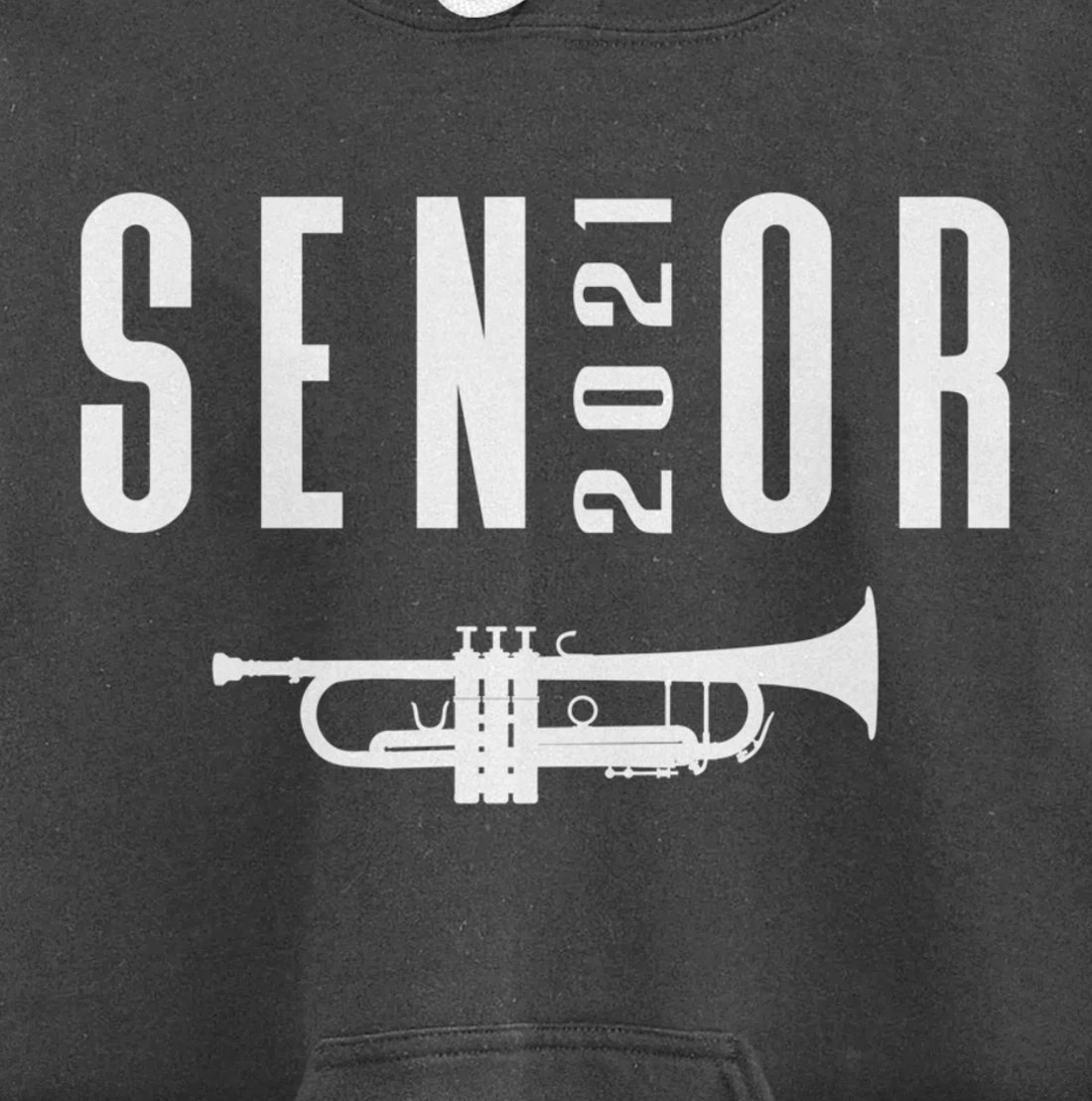 Senior 2021 Trumpet Player Band Pullover Hoodie
