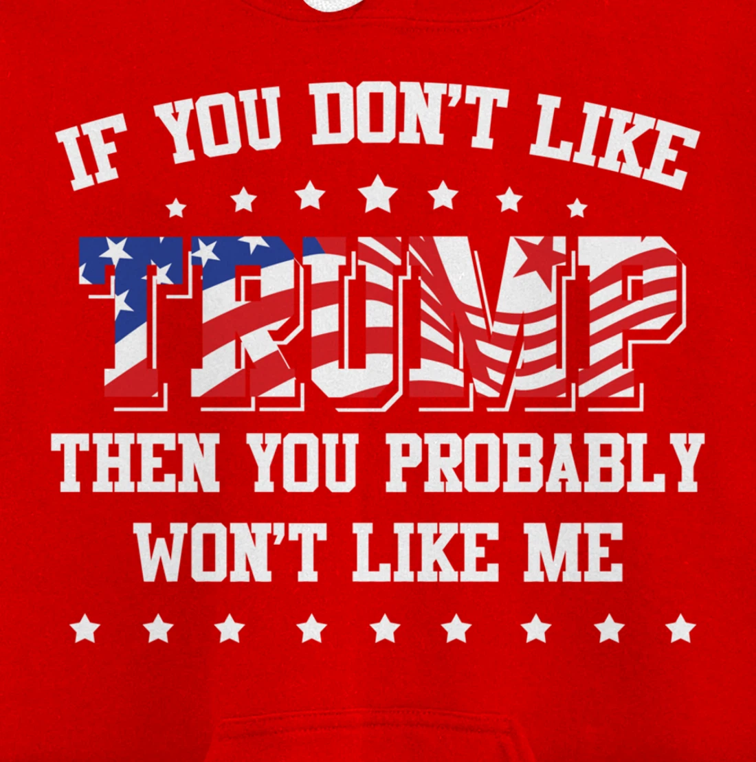 If You Don't Like Trump Then You Probably Won't Like Me Pullover Hoodie