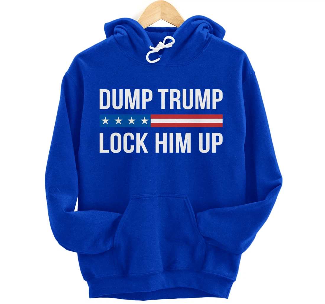 Dump Trump - Lock Him Up - Pullover Hoodie