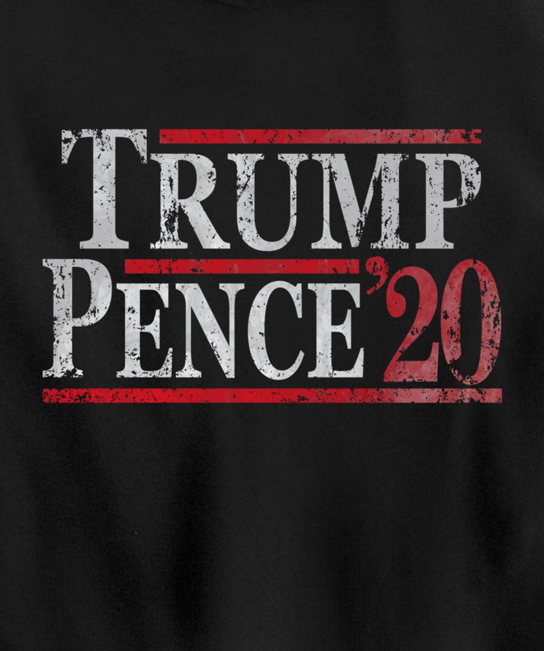 Vintage Trump Pence 20 Pullover Hoodie