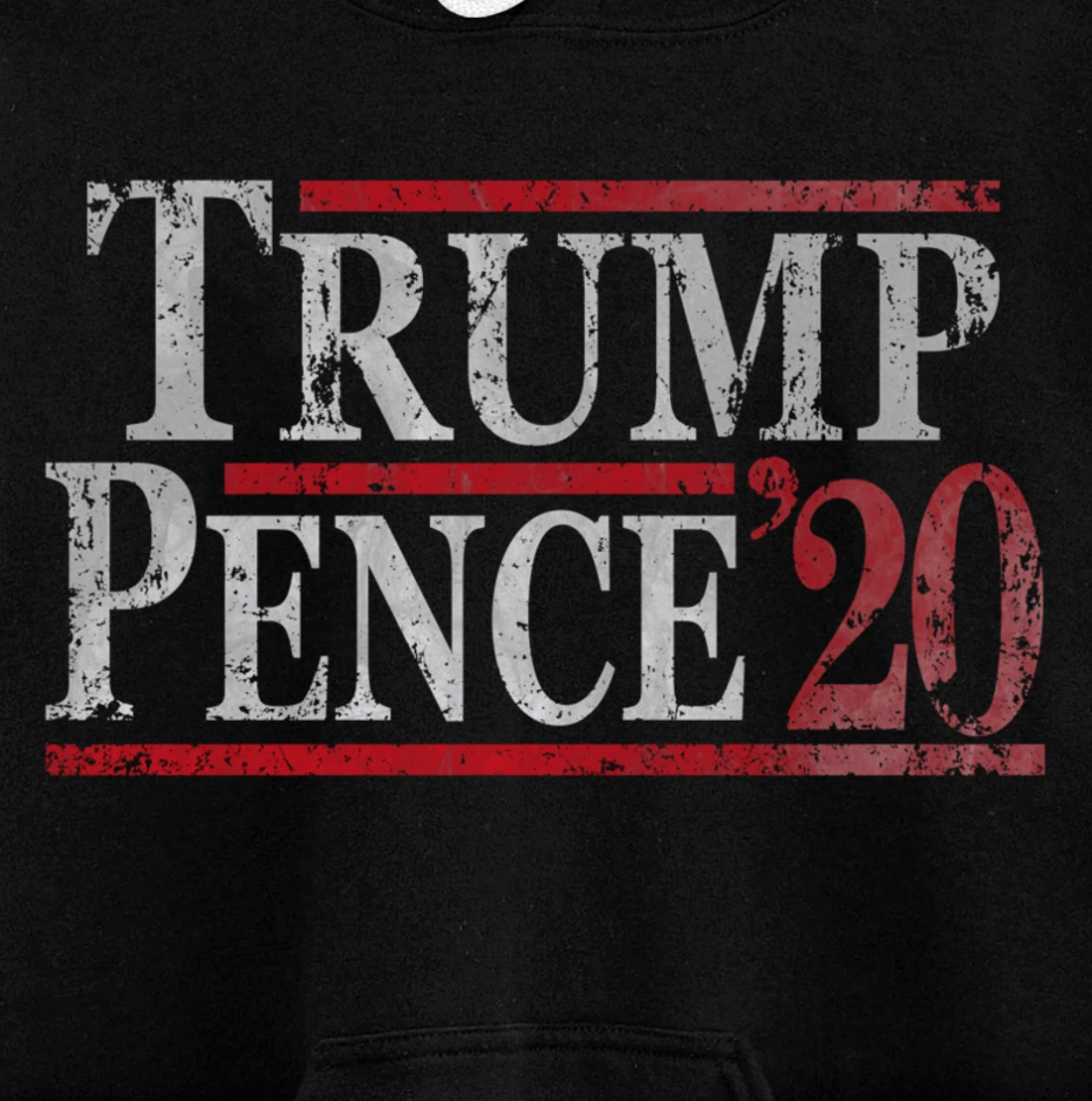 Vintage Trump Pence 20 Pullover Hoodie