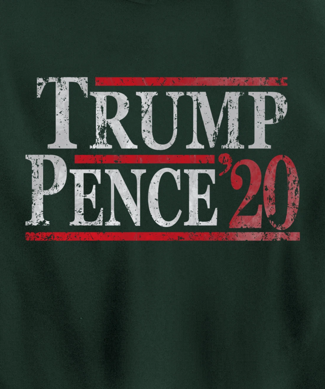 Vintage Trump Pence 20 Pullover Hoodie