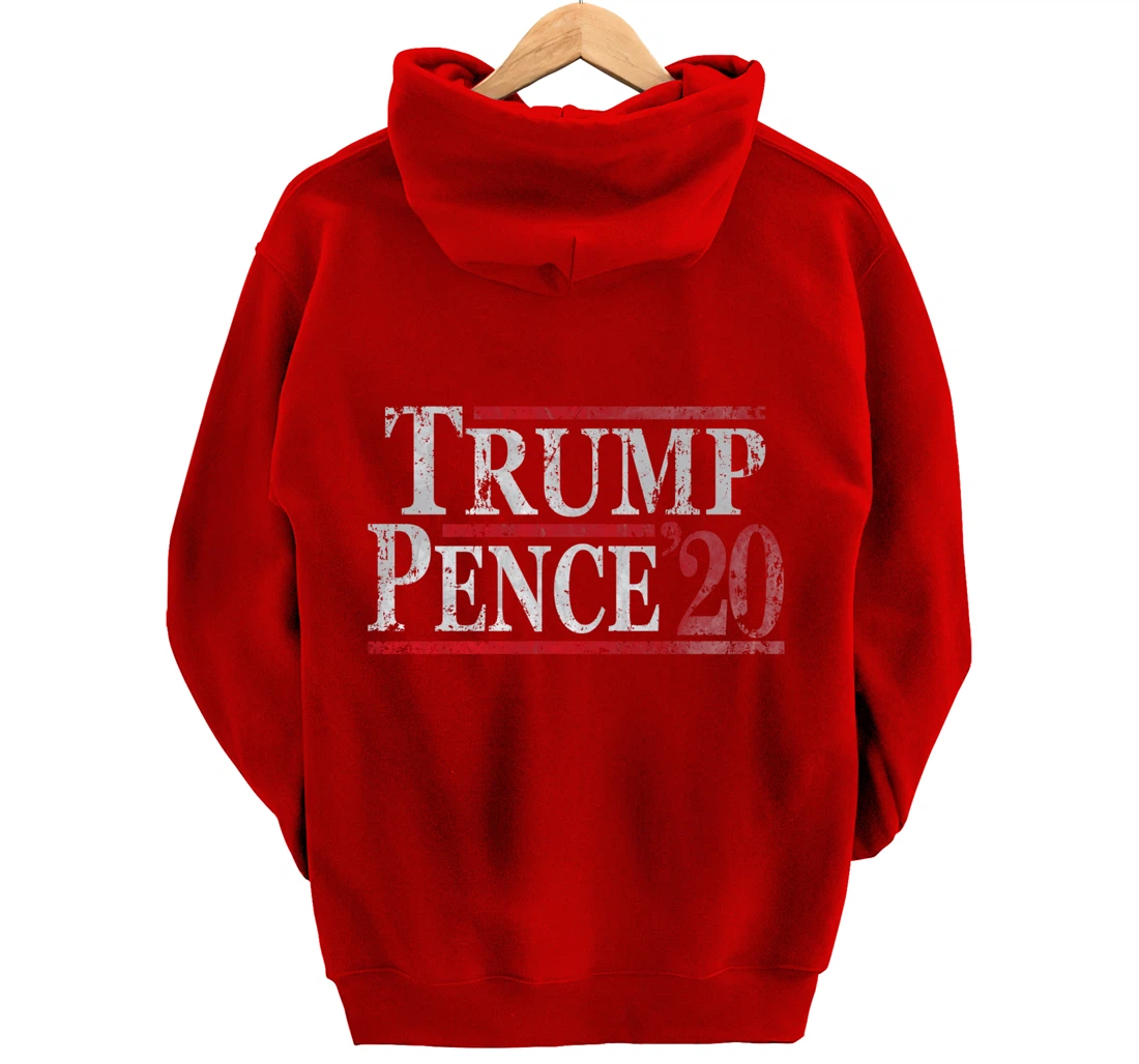 Vintage Trump Pence 20 Pullover Hoodie