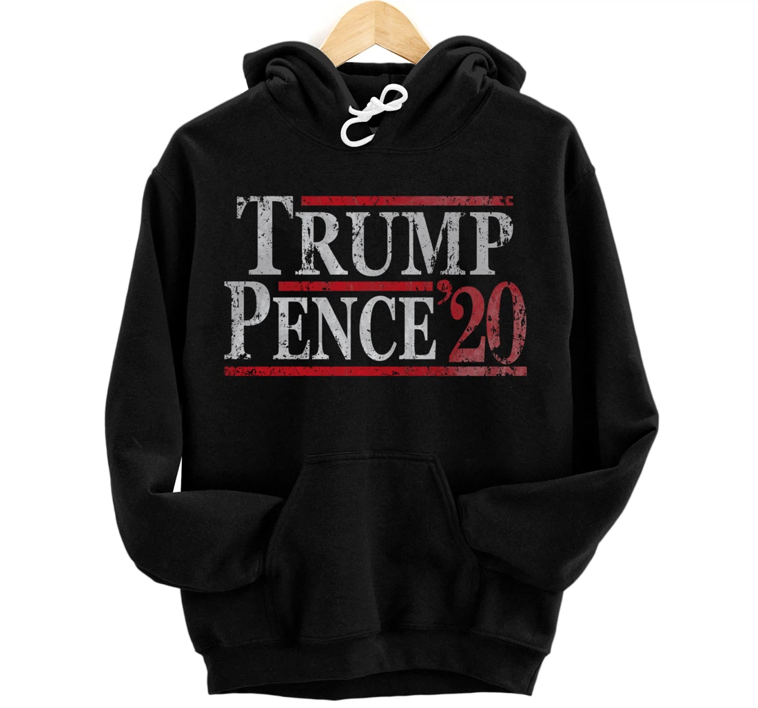 Vintage Trump Pence 20 Pullover Hoodie