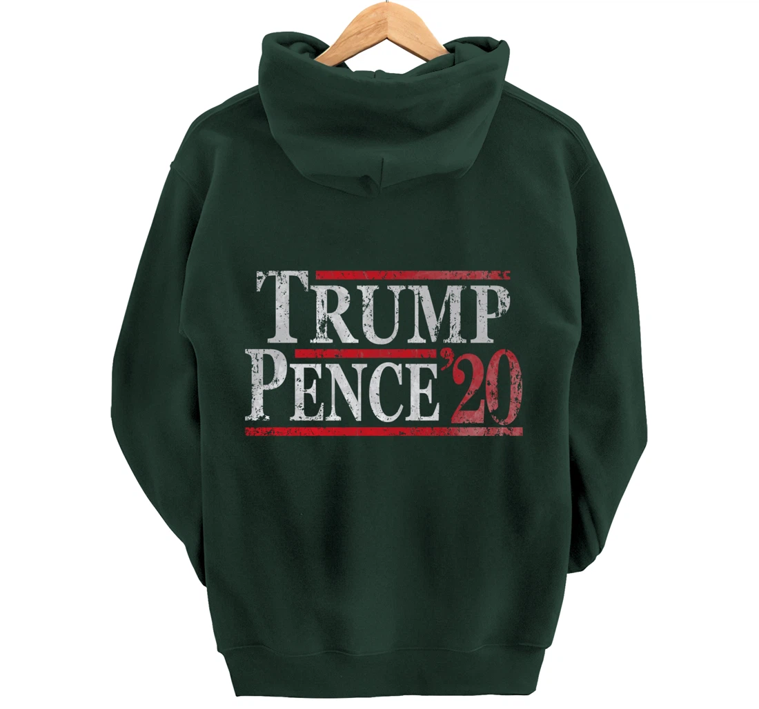 Vintage Trump Pence 20 Pullover Hoodie