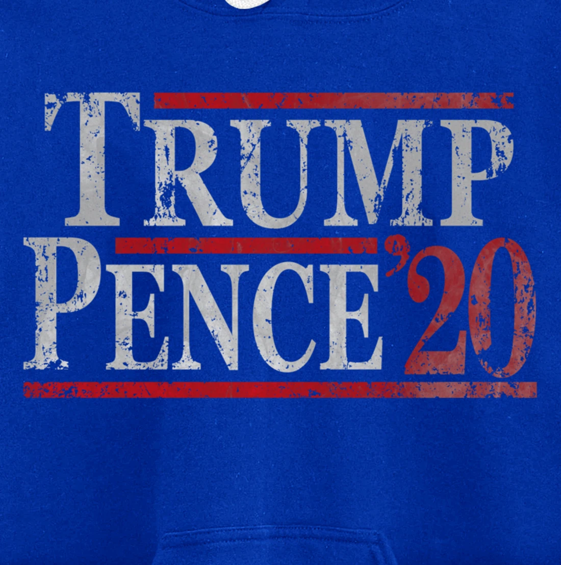 Vintage Trump Pence 20 Pullover Hoodie