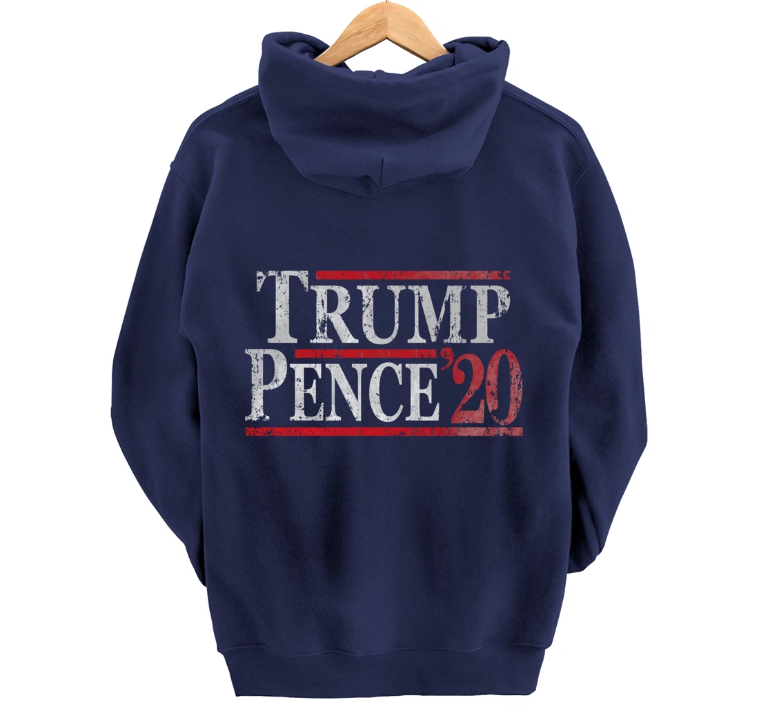 Vintage Trump Pence 20 Pullover Hoodie