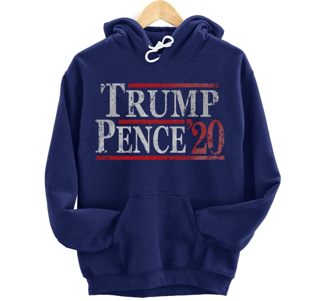 Vintage Trump Pence 20 Pullover Hoodie