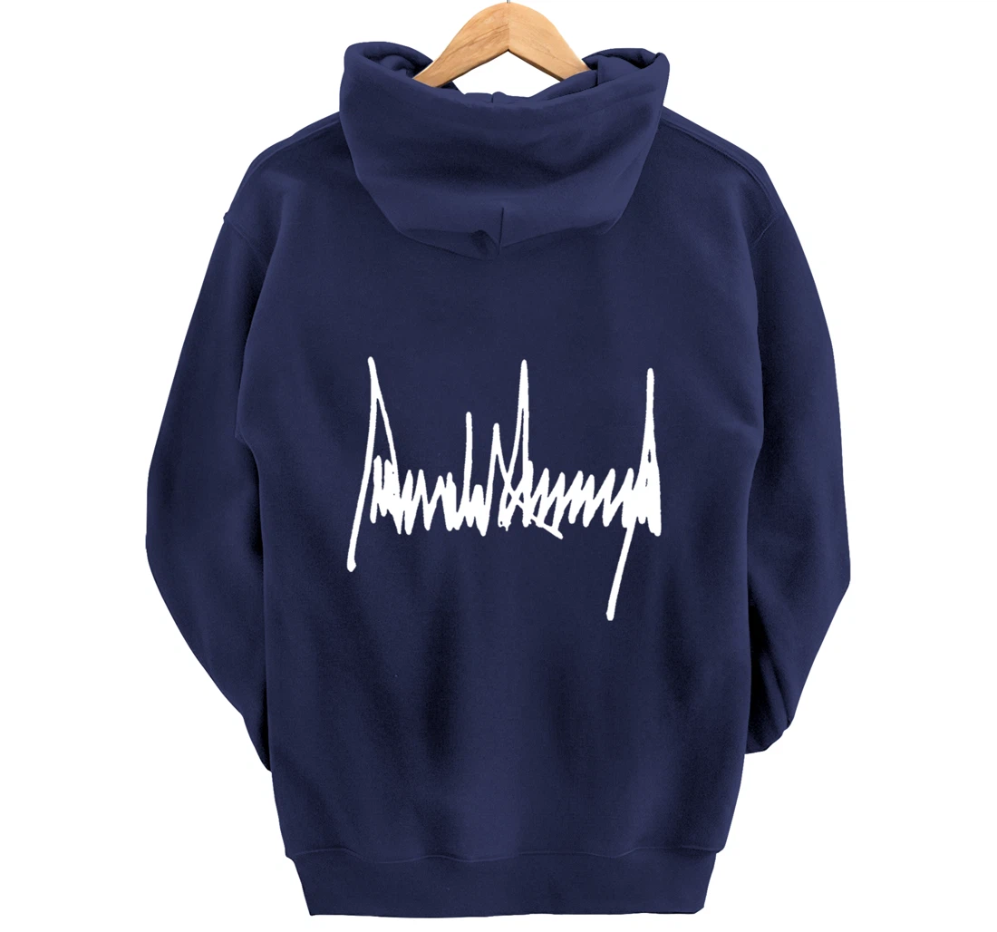 President Donald J Trump Signature Pullover Hoodie