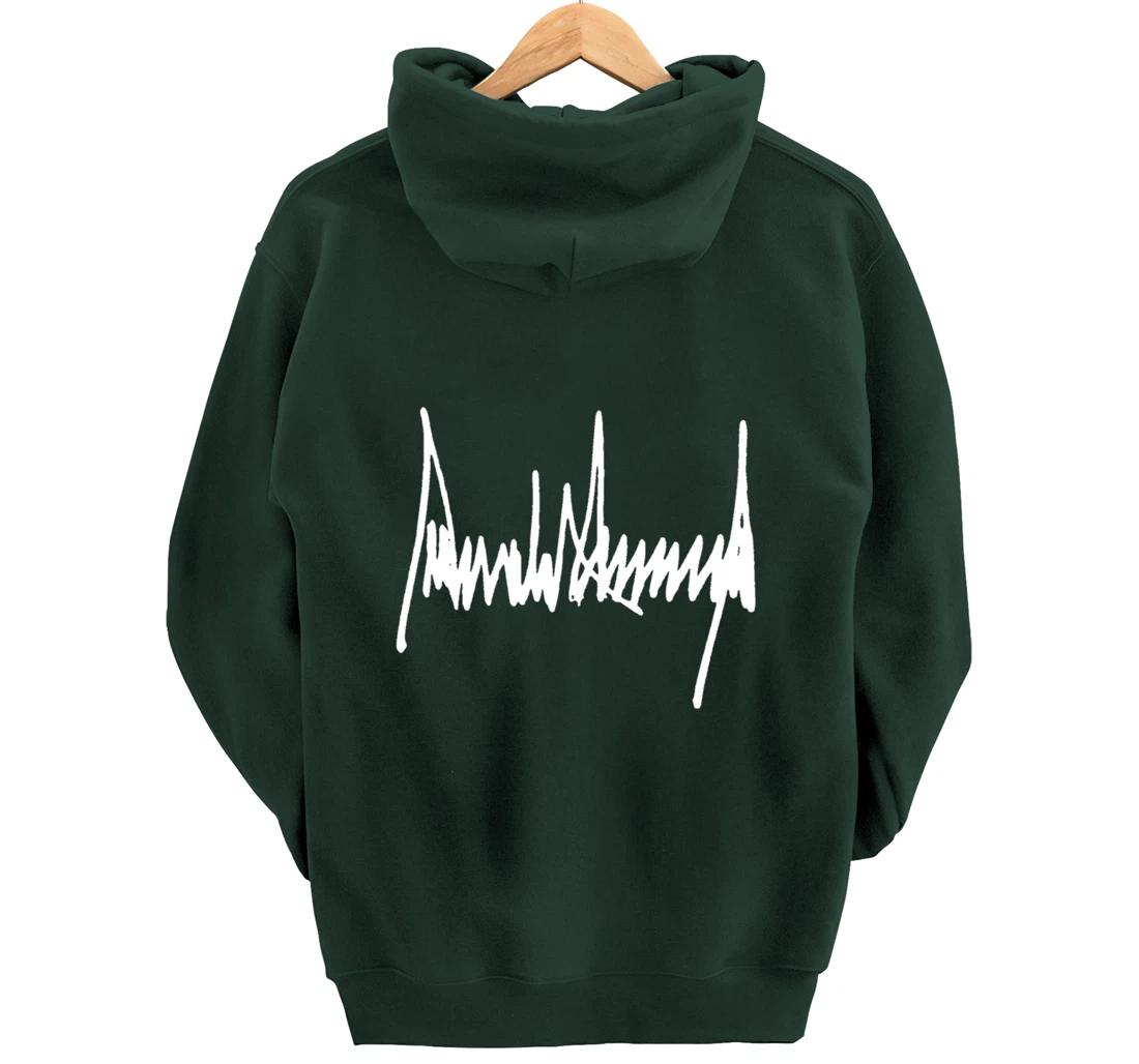 President Donald J Trump Signature Pullover Hoodie