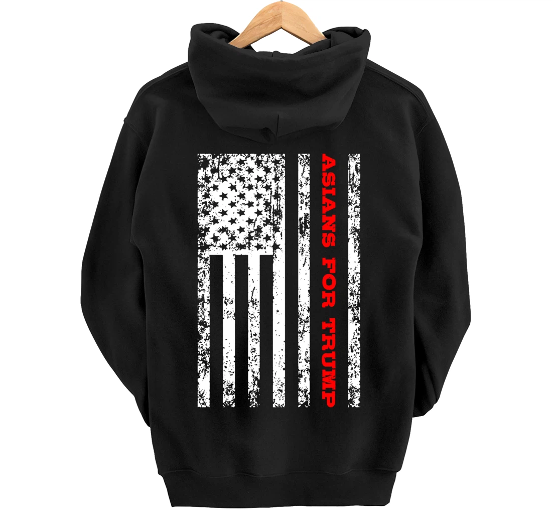 Asians For Trump Pullover Hoodie