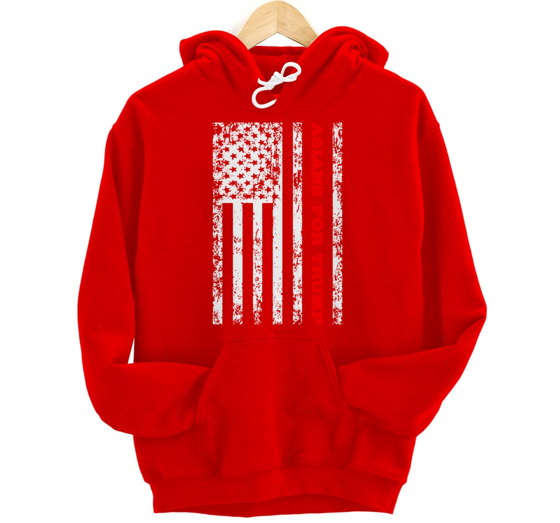 Asians For Trump Pullover Hoodie