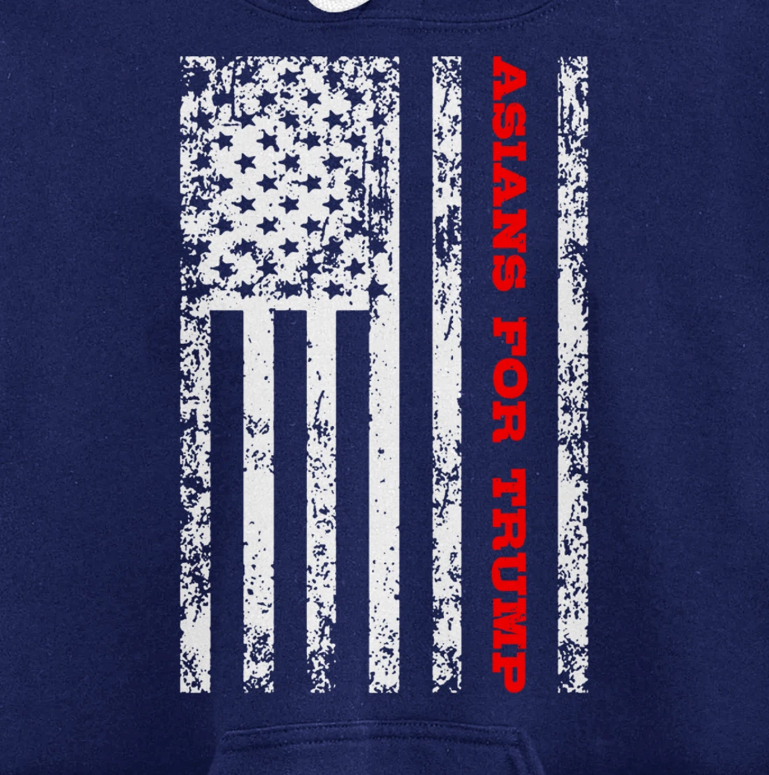 Asians For Trump Pullover Hoodie