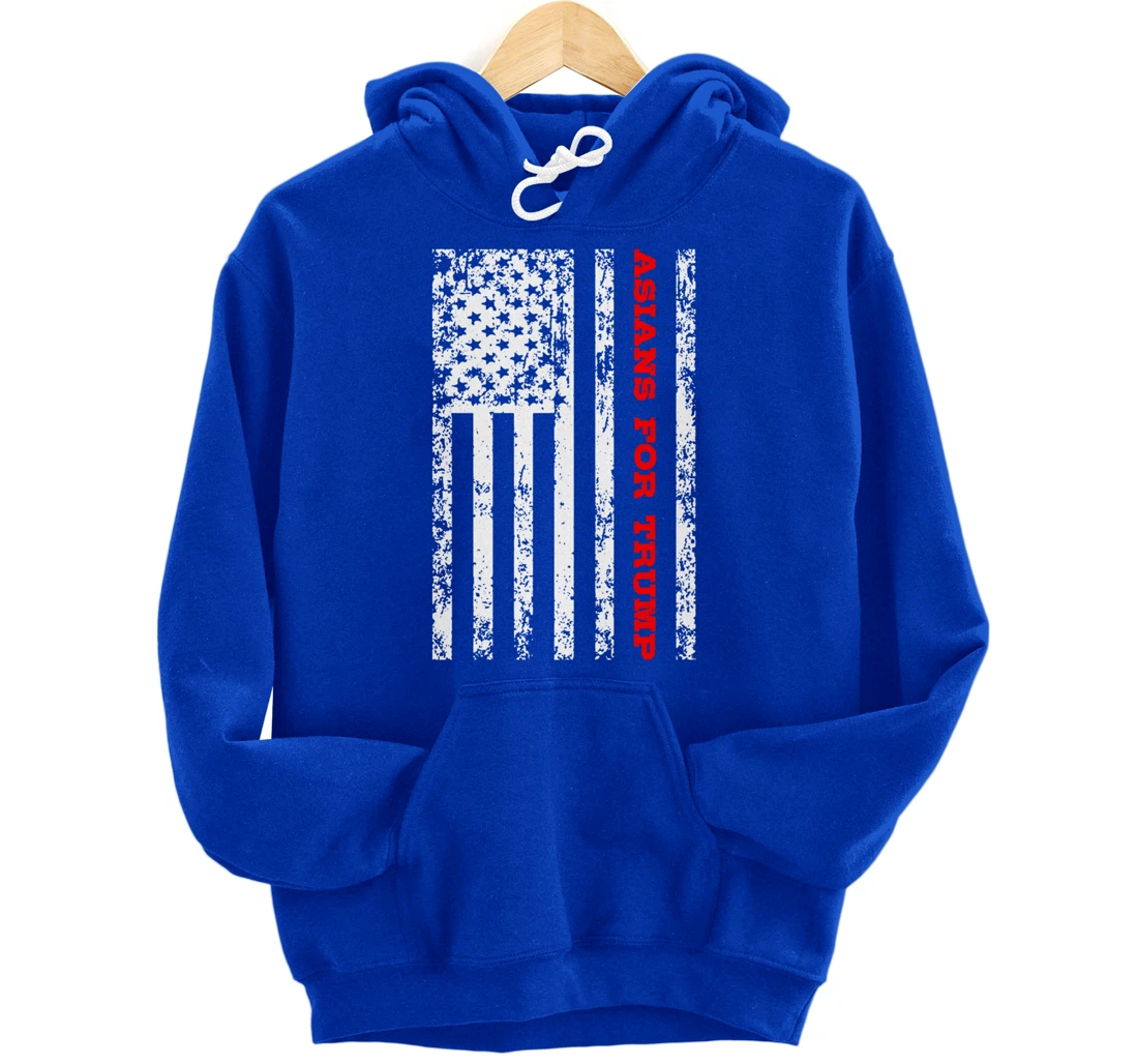 Asians For Trump Pullover Hoodie