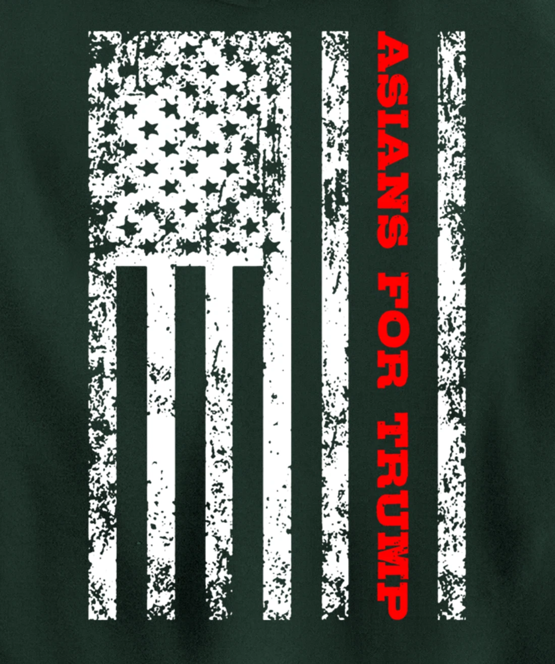 Asians For Trump Pullover Hoodie