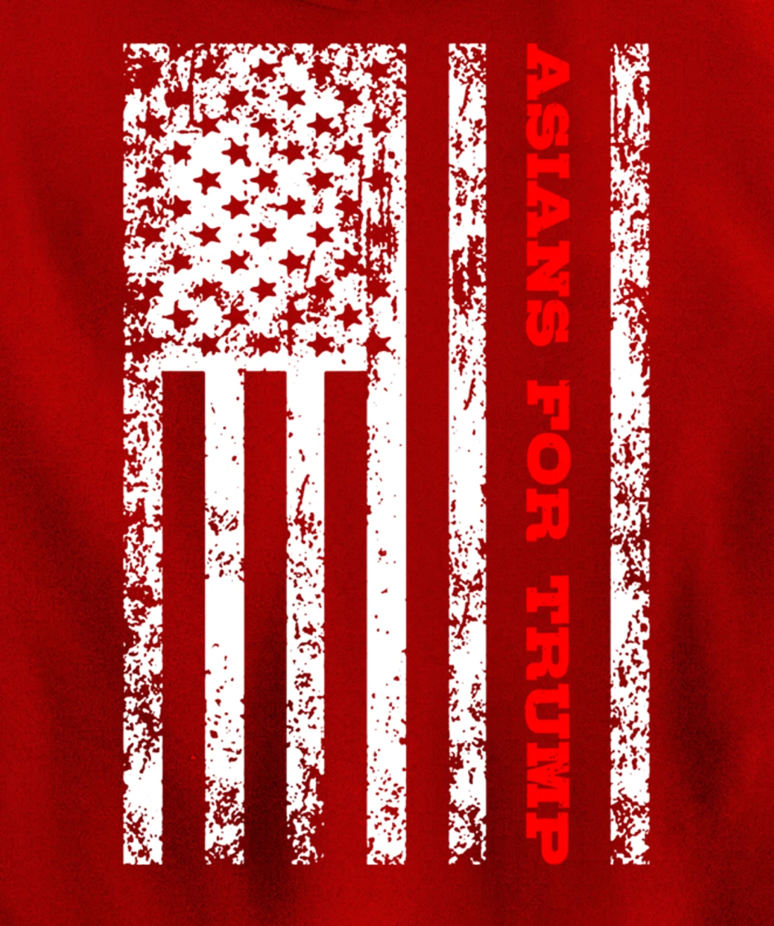 Asians For Trump Pullover Hoodie