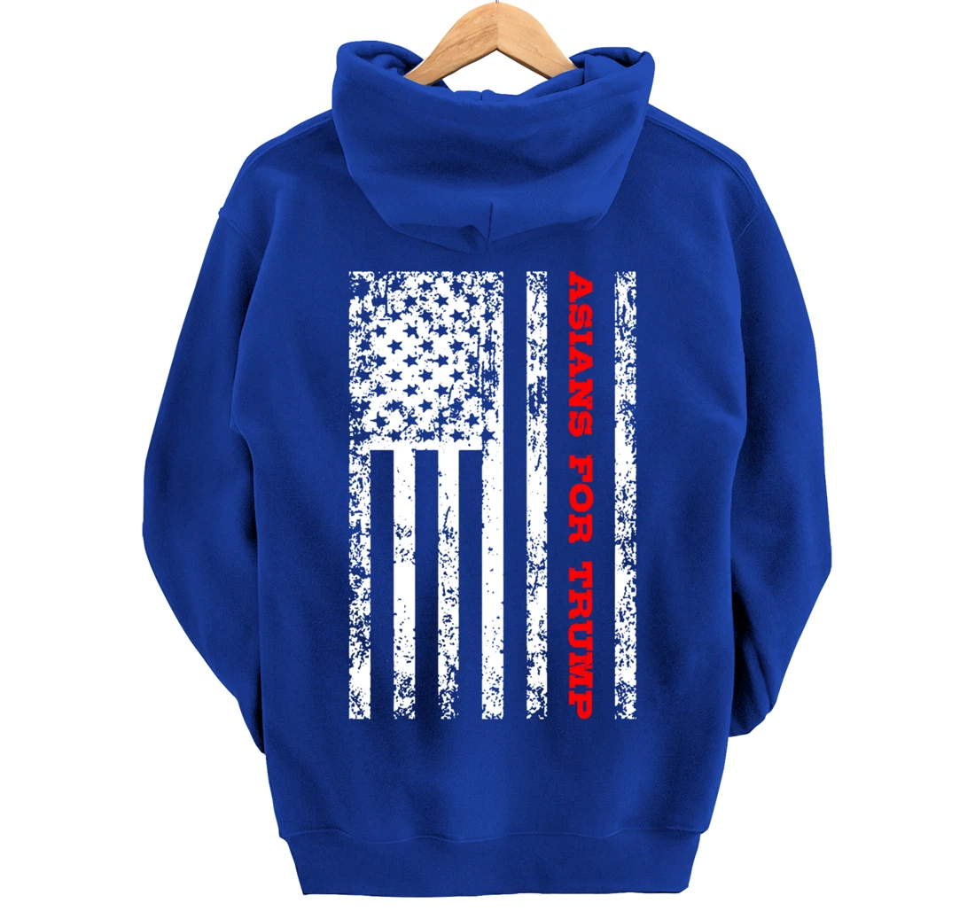 Asians For Trump Pullover Hoodie