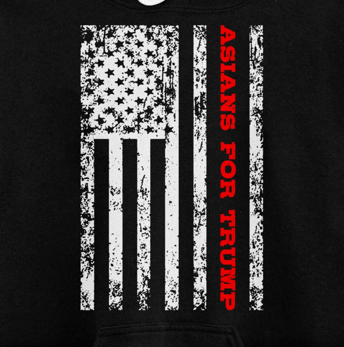Asians For Trump Pullover Hoodie