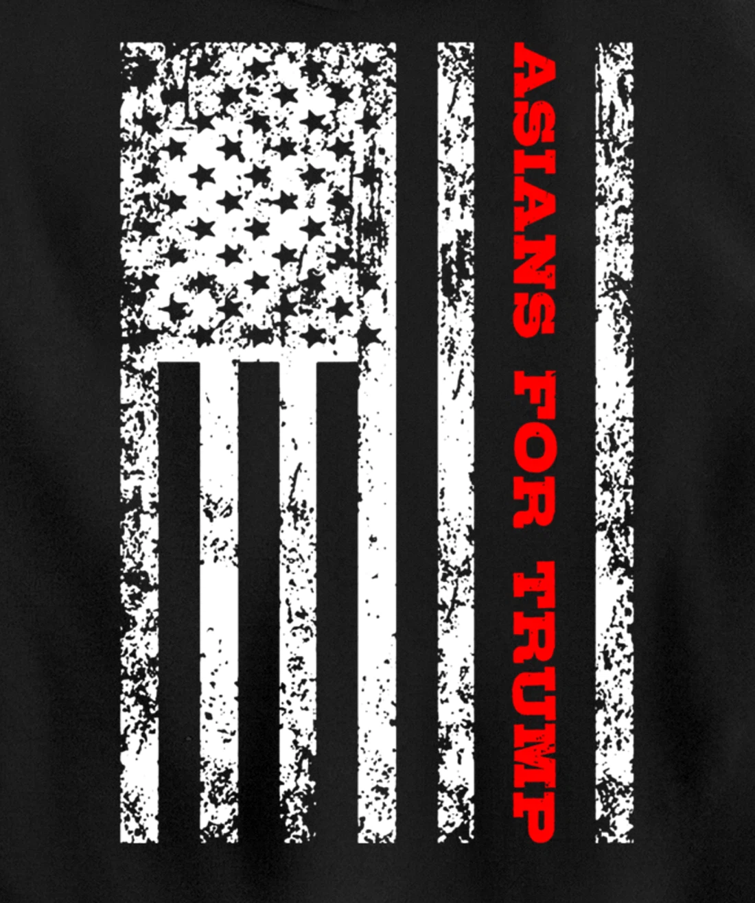 Asians For Trump Pullover Hoodie