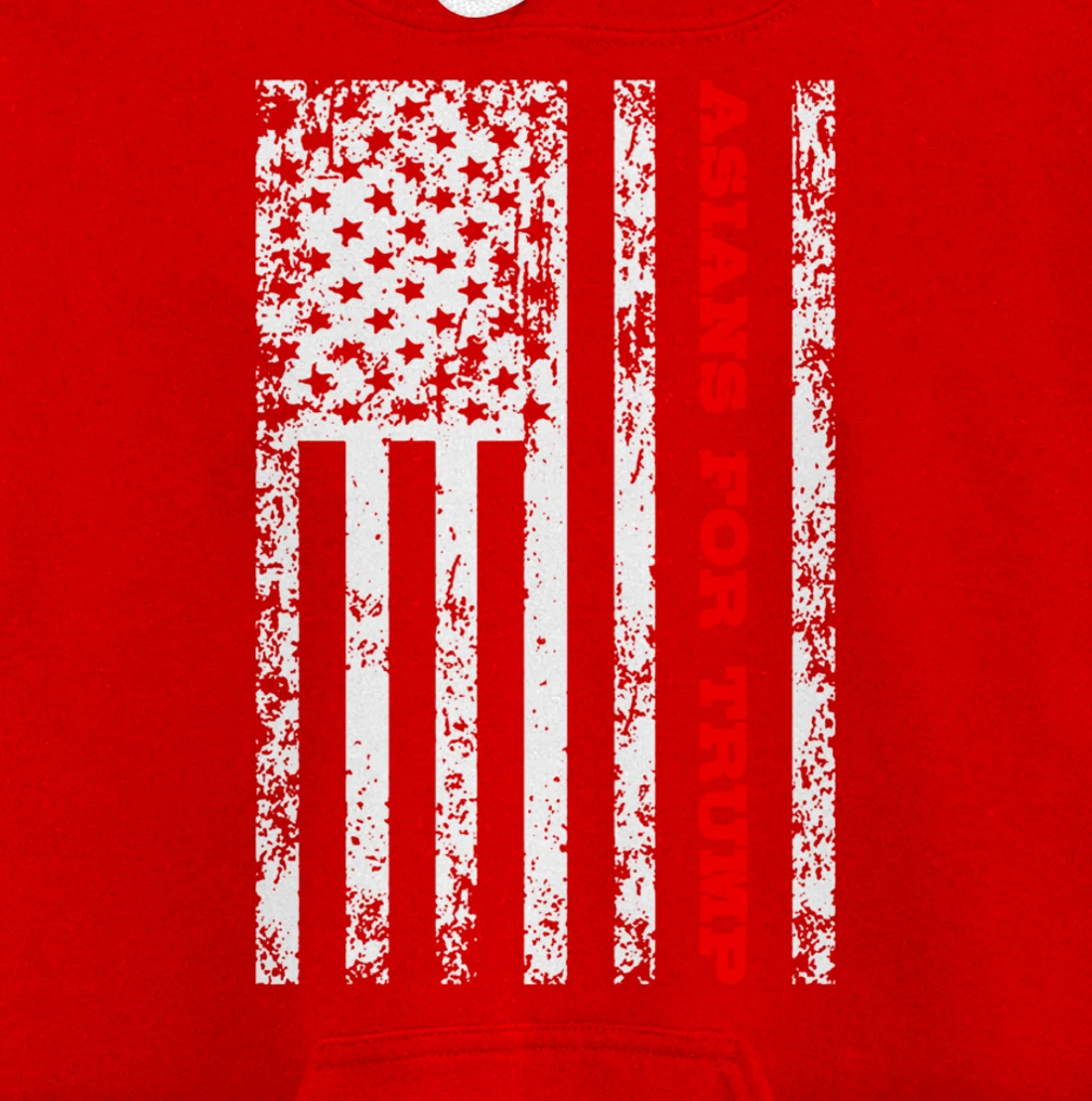 Asians For Trump Pullover Hoodie