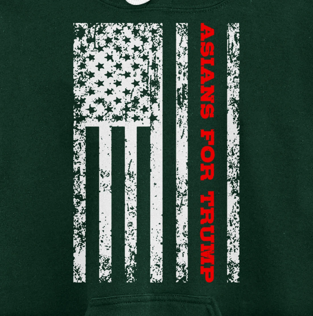 Asians For Trump Pullover Hoodie