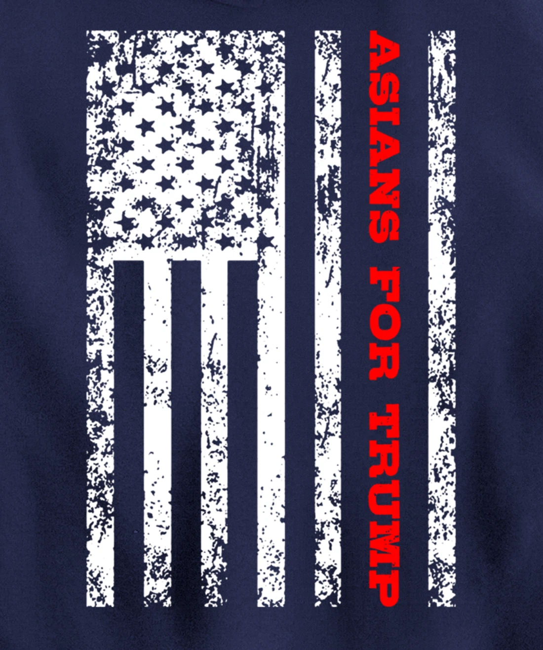 Asians For Trump Pullover Hoodie