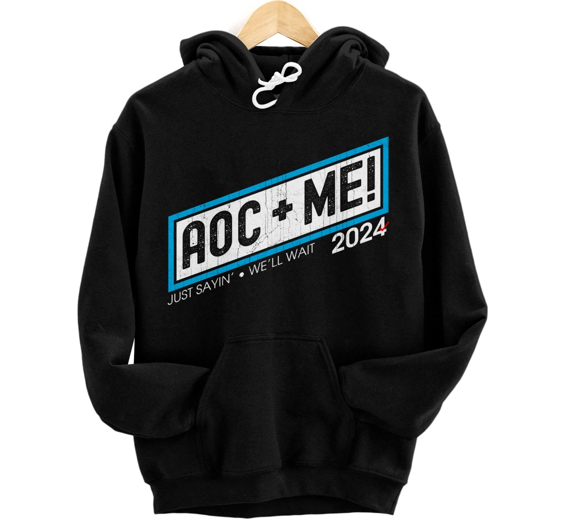 AOC Plus Me AOC Plus Three Squad Love Anti Trump Pullover Hoodie