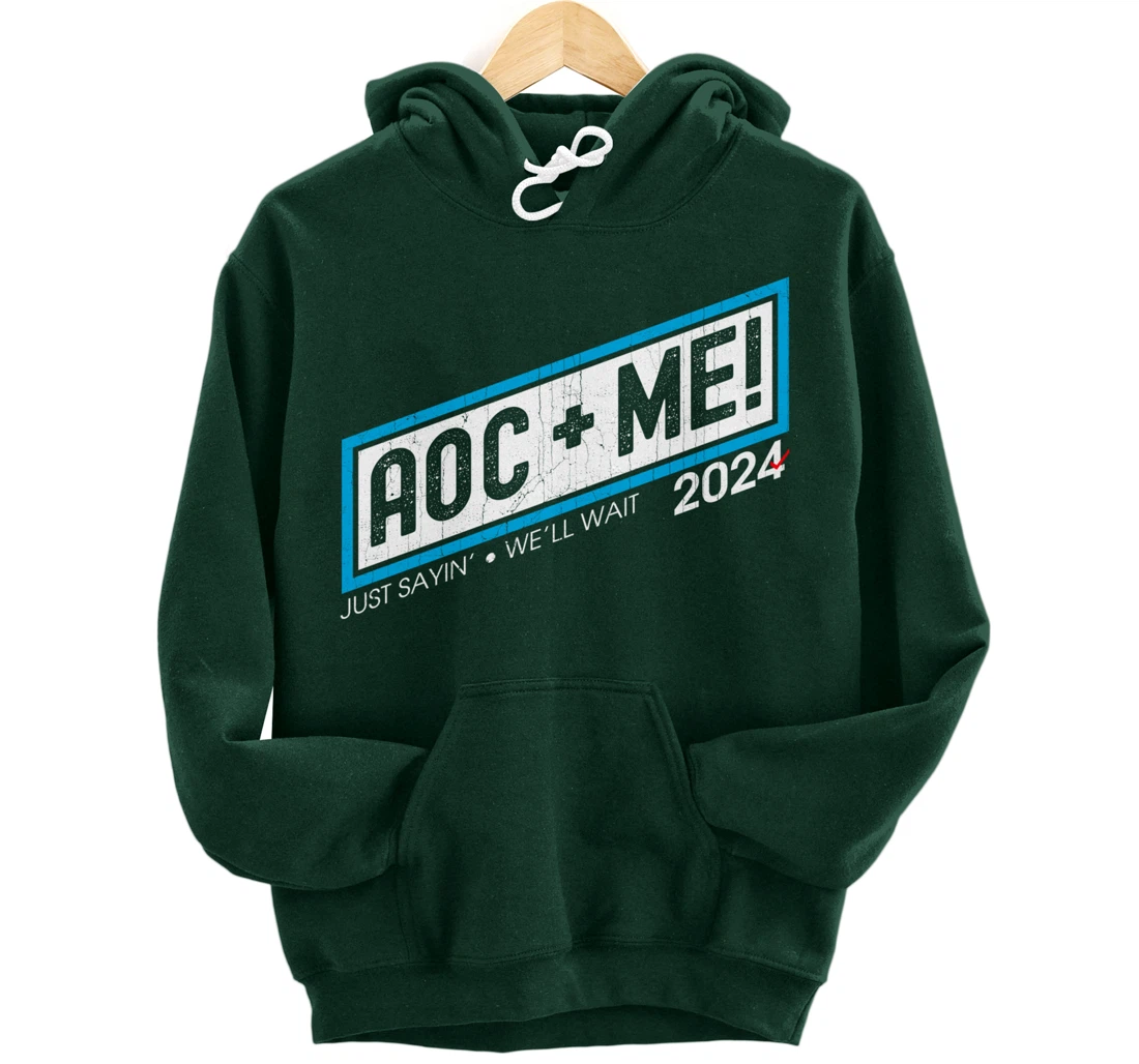 AOC Plus Me AOC Plus Three Squad Love Anti Trump Pullover Hoodie