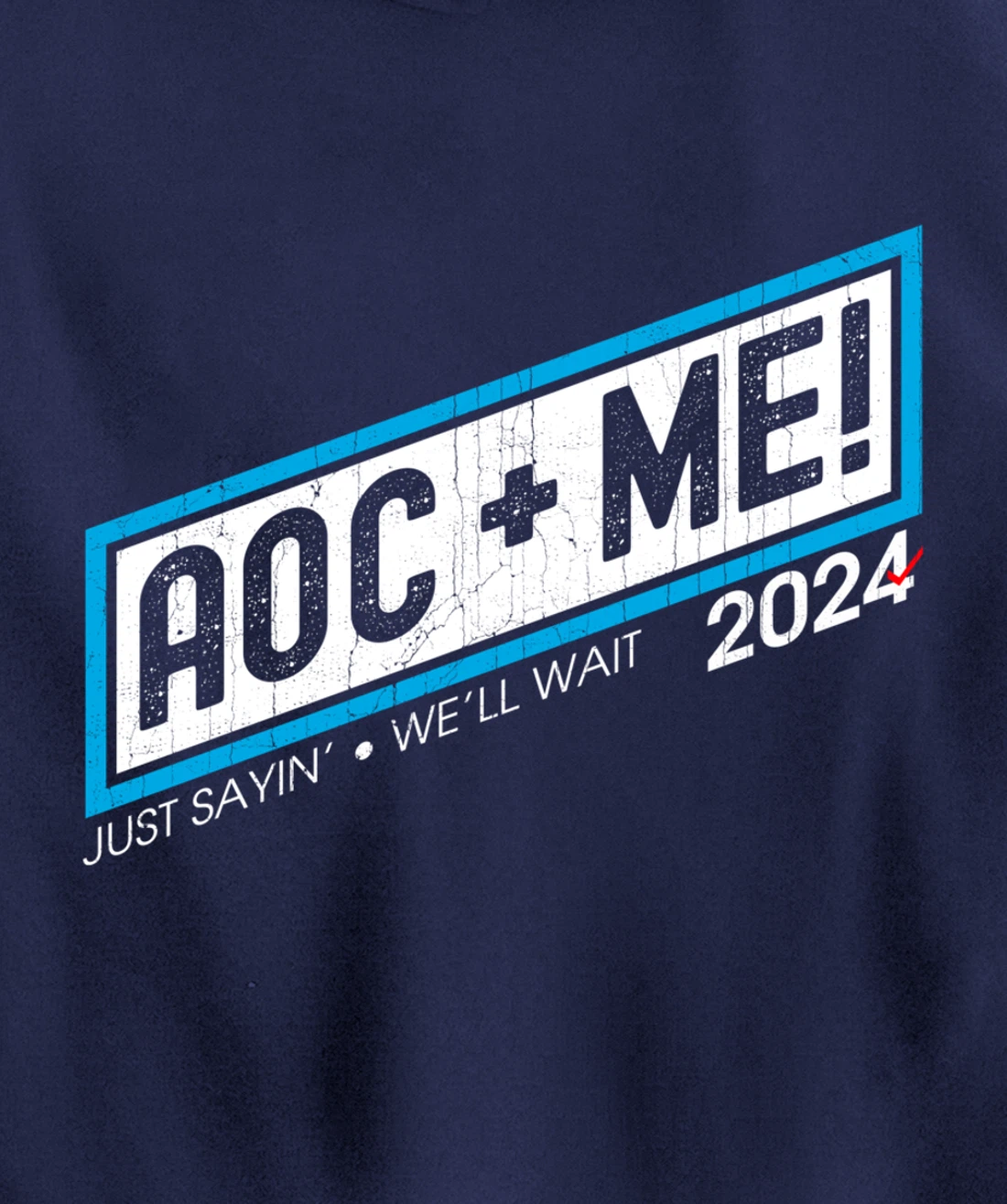 AOC Plus Me AOC Plus Three Squad Love Anti Trump Pullover Hoodie